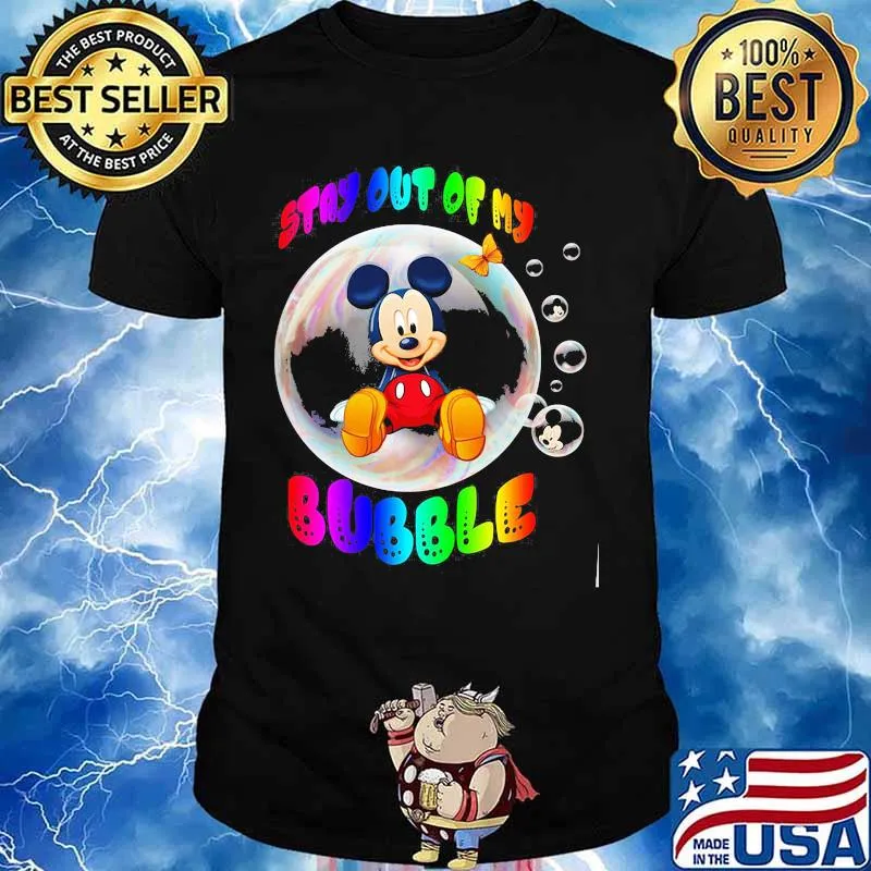 Lgbt mickey mouse stay out of my bubble butterfly shirt