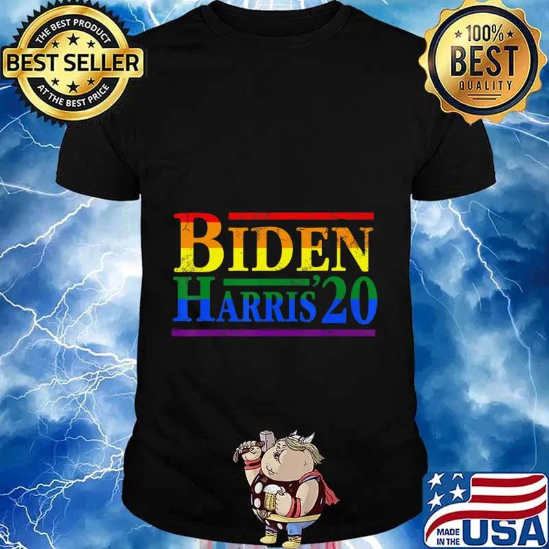 LGBTQ Gay Pride Joe Biden Kamala Harris Anti Trump Democrat T-Shirt