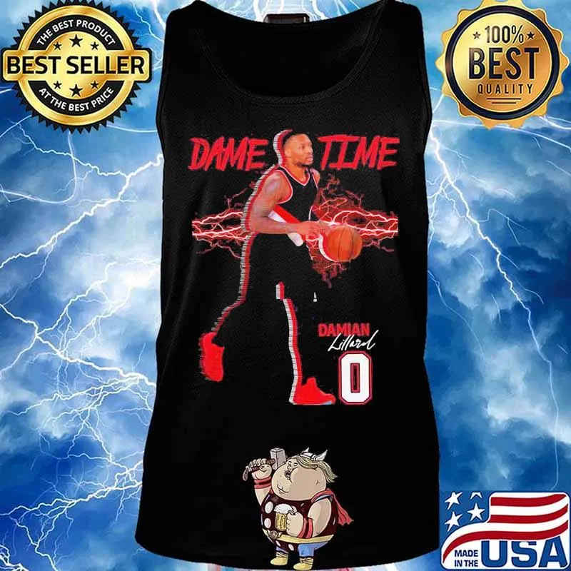 Lillard No. 0 Portland Basketball Dame Time s Tank top