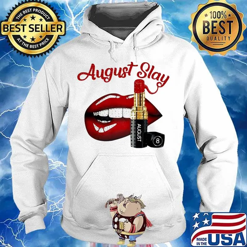 Lips lipstick august slay s Hoodie