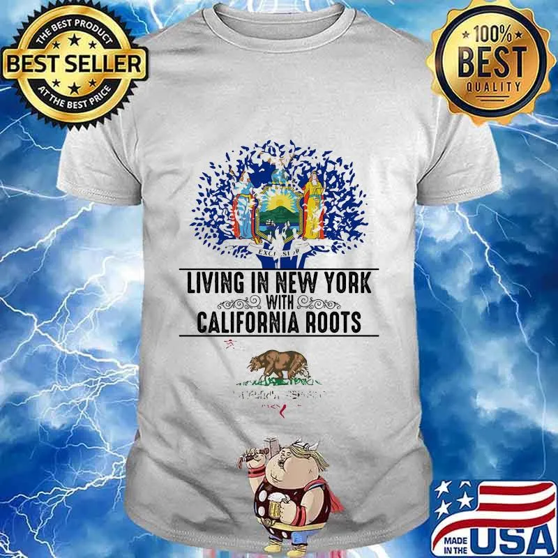 Living in west new york with california roots shirt