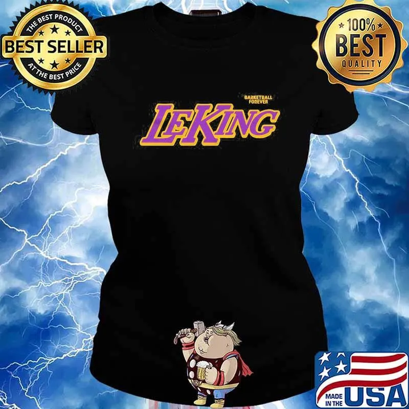 Los angeles lakers basketball forever lebron james king s Ladies tee