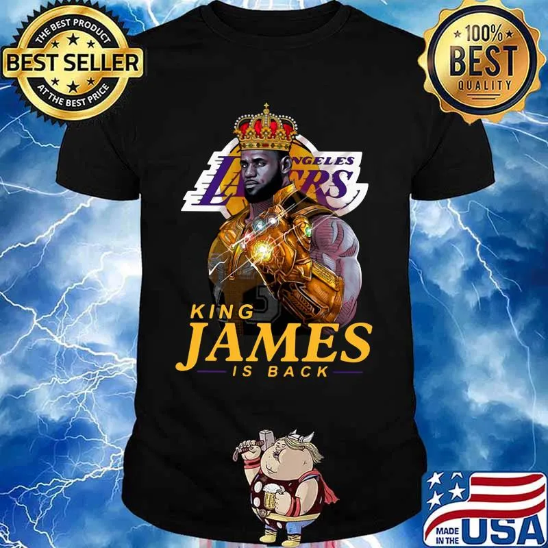 Los angeles lakers king james is back shirt