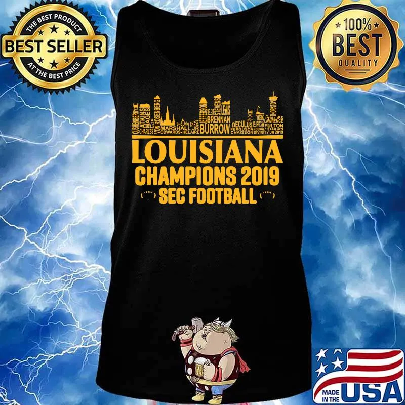 Louisiana champions sec football s Tank top