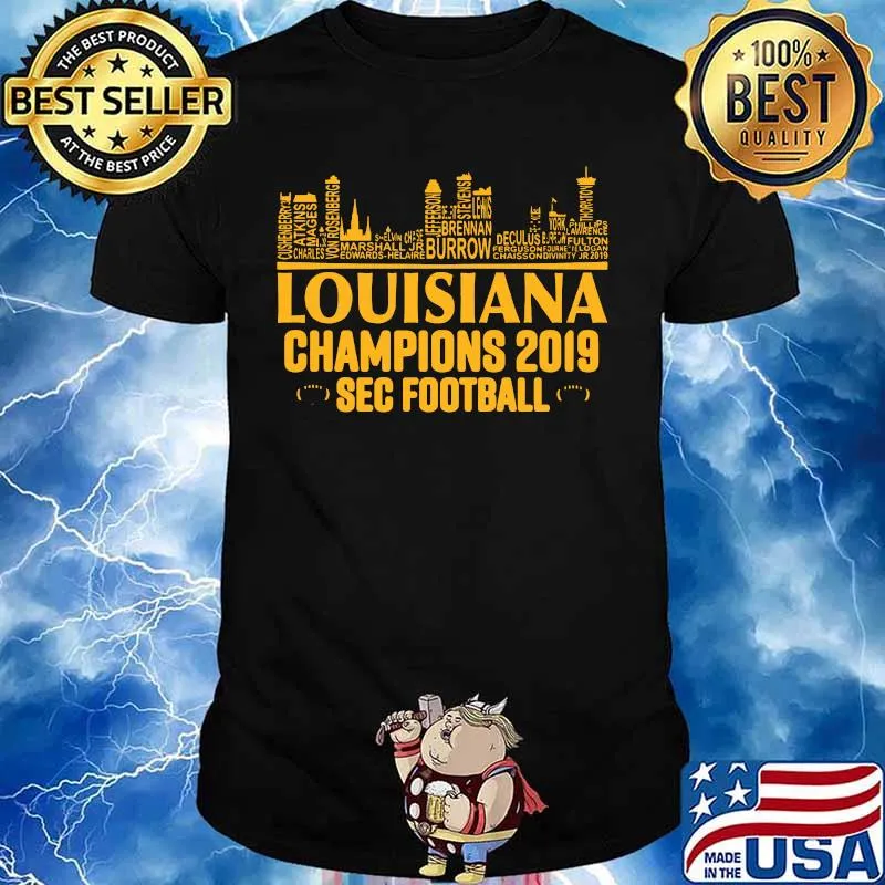 Louisiana champions sec football shirt