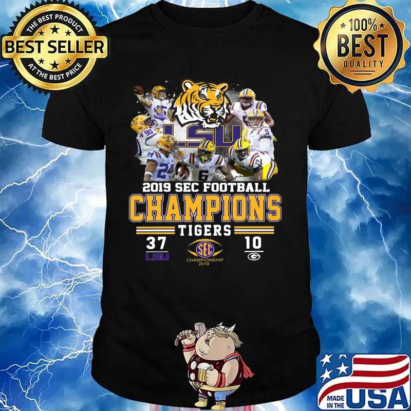 Lsu tigers 2019 sec football champions shirt