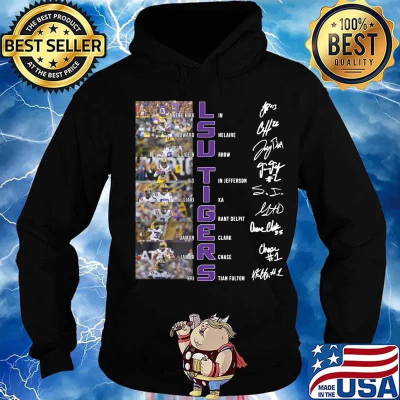 Lsu tigers football players signatures s Hoodie
