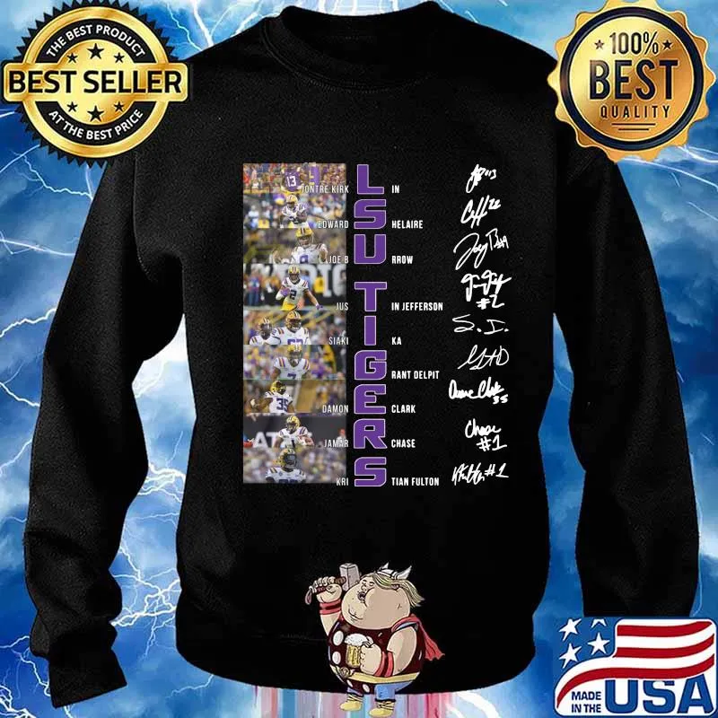 Lsu tigers football players signatures s Sweater