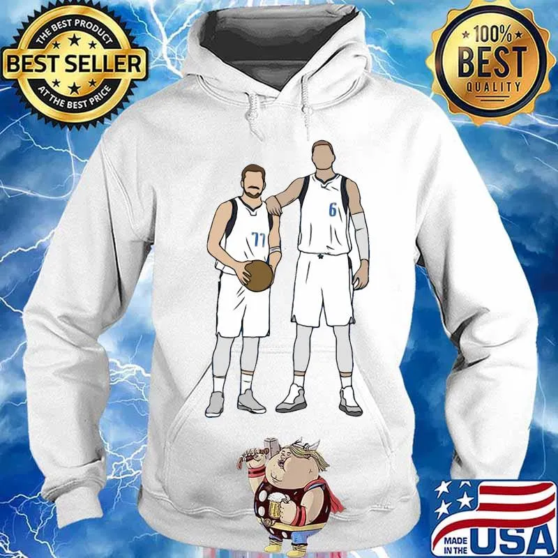 Luka doncic and kristaps porzingis basketball s Hoodie