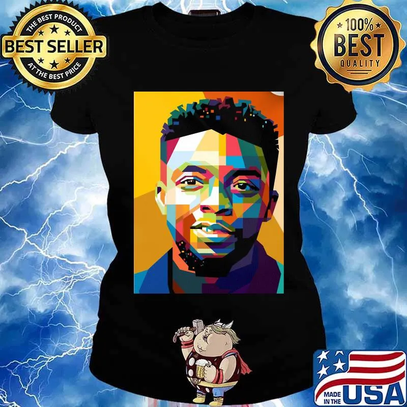 Marvel black panther chadwick Boseman art RIP Shirt Ladies tee