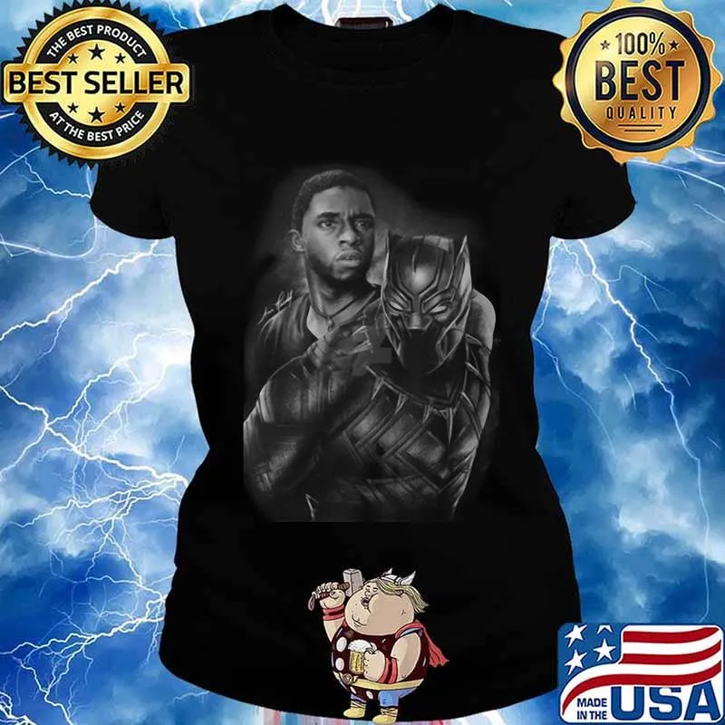 Marvel black panther rip chadwick Boseman 2020 s Ladies tee