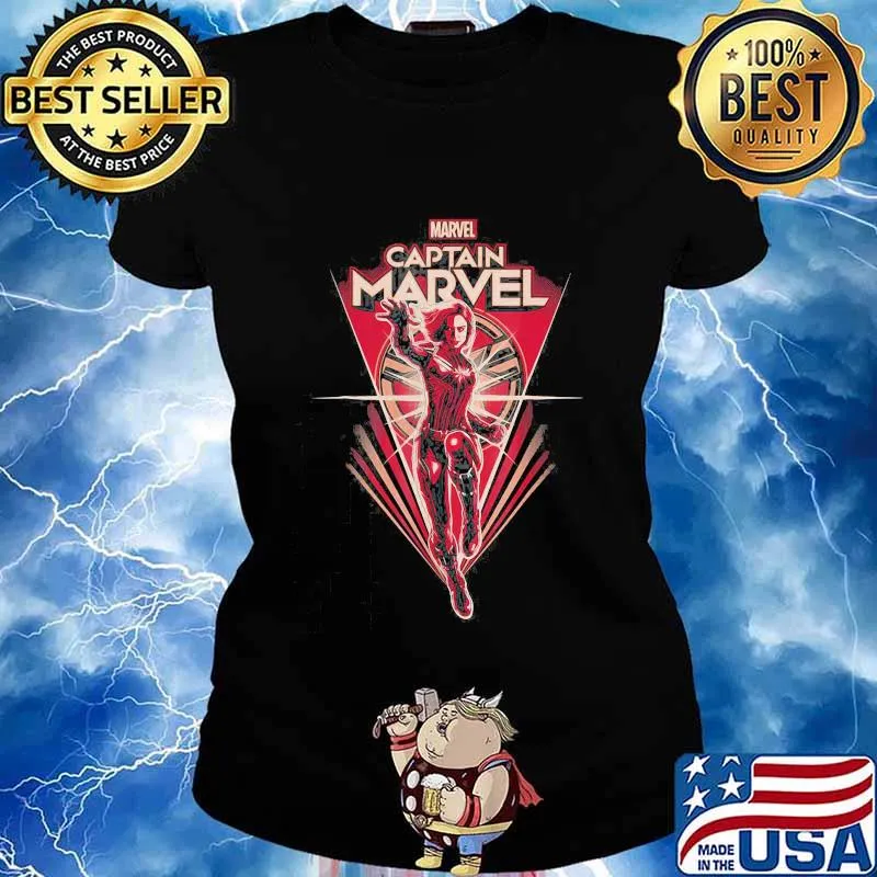 Marvel captain marvel superwoman s Ladies tee