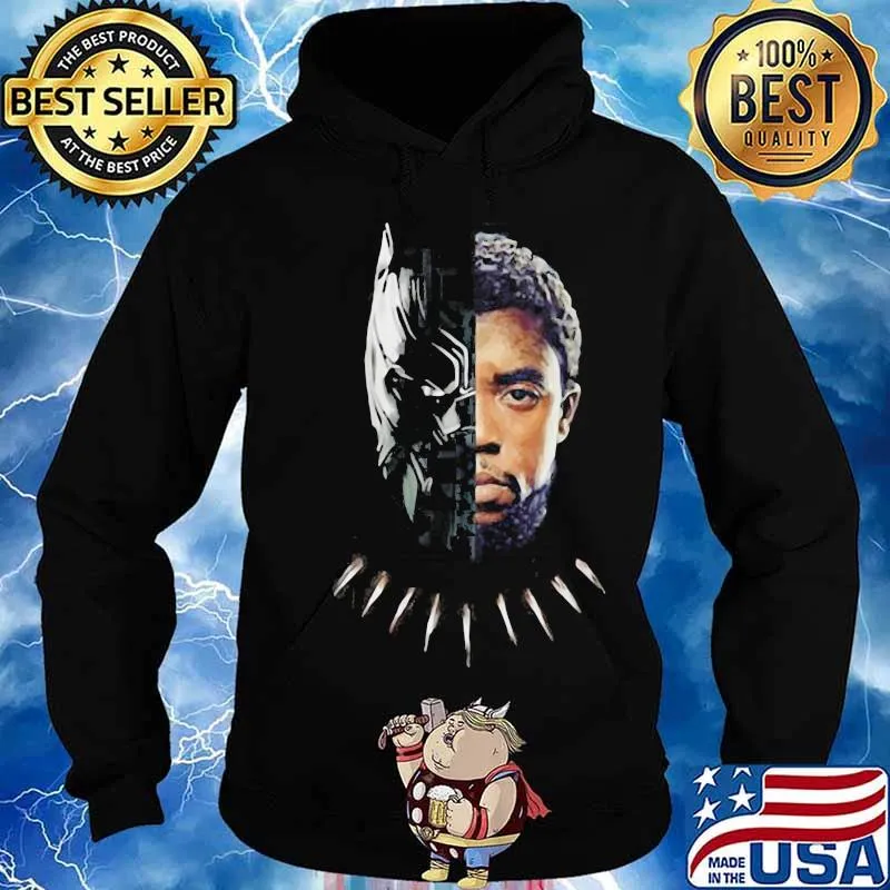 Marvel heroes black panther chadwick Boseman actor s Hoodie