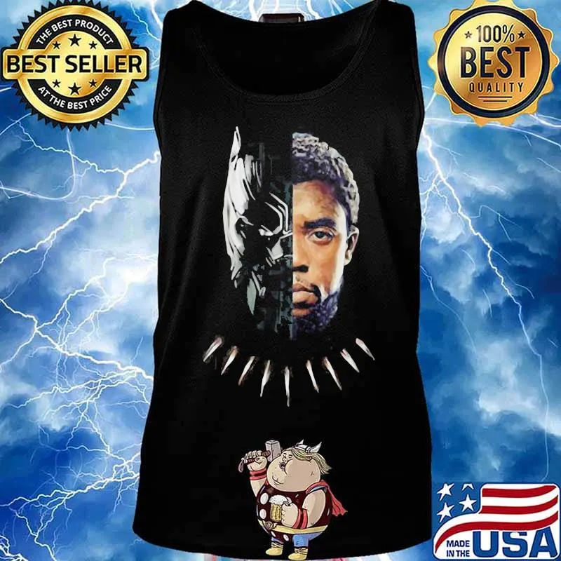 Marvel heroes black panther chadwick Boseman actor s Tank top