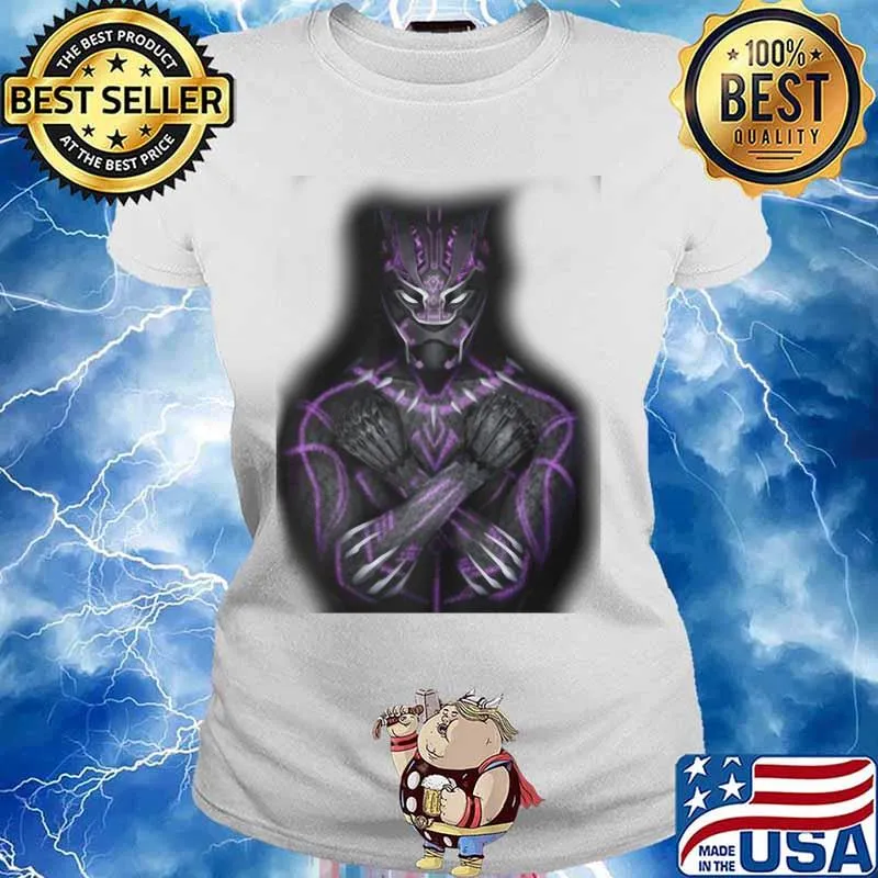 Marvel heroes black panther chadwick rip s Ladies tee