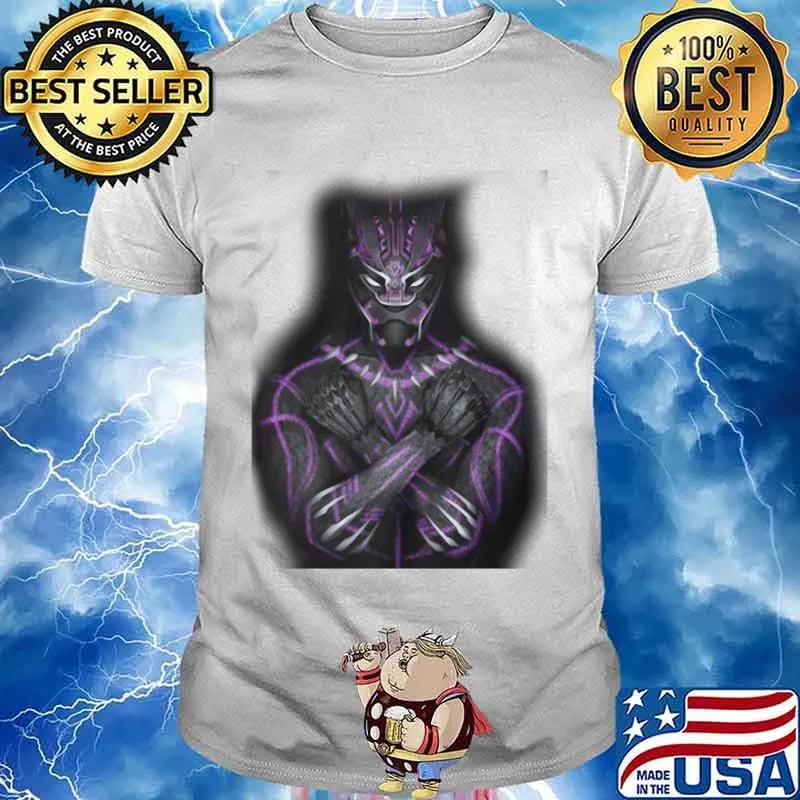 Marvel heroes black panther chadwick rip shirt