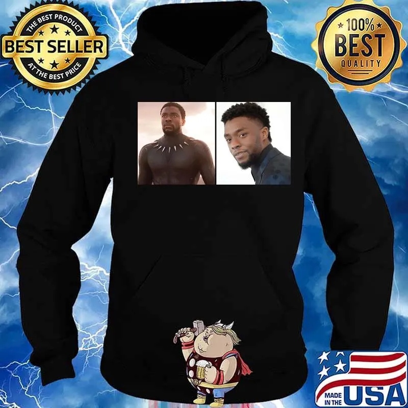 Marvel heroes black panther chadwick s Hoodie