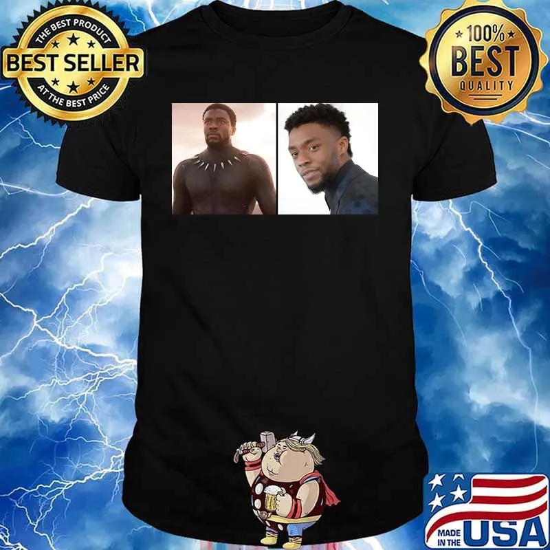 Marvel heroes black panther chadwick shirt