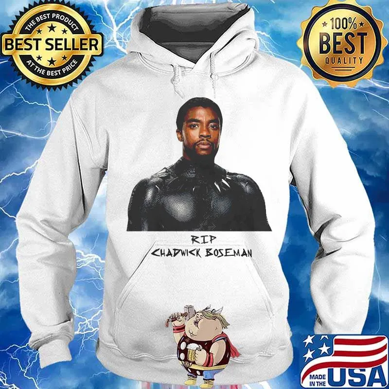 Marvel heroes black panther rip chadwick Boseman s Hoodie