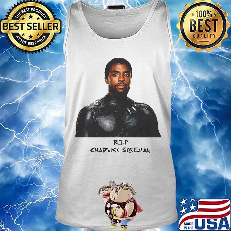 Marvel heroes black panther rip chadwick Boseman s Tank top
