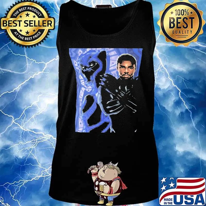 Marvel heroes rip black panther chadwick Boseman s Tank top
