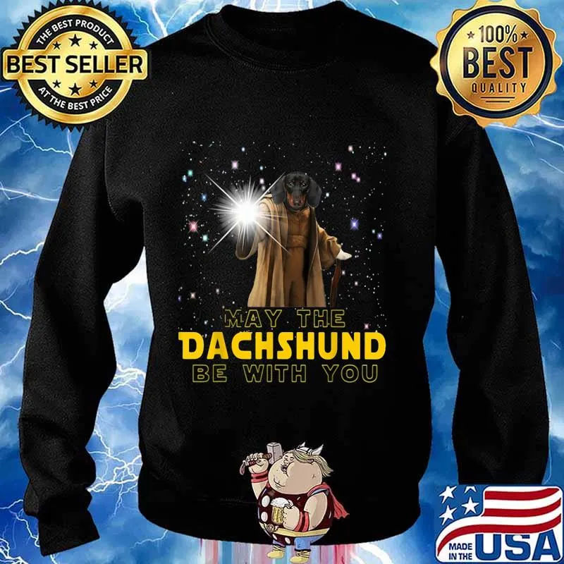 May the dachshund be with you star s Sweater