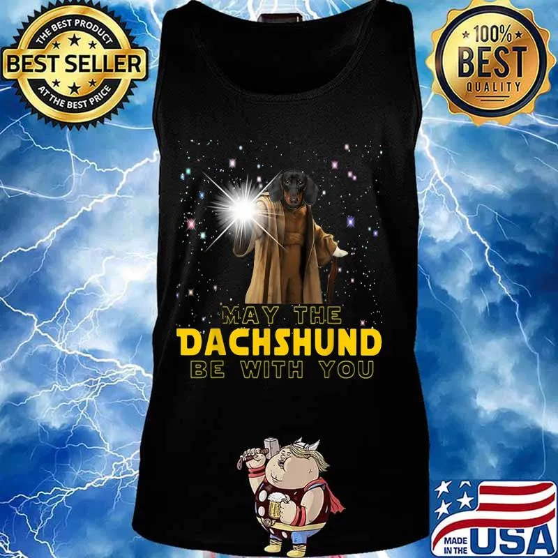 May the dachshund be with you star s Tank top