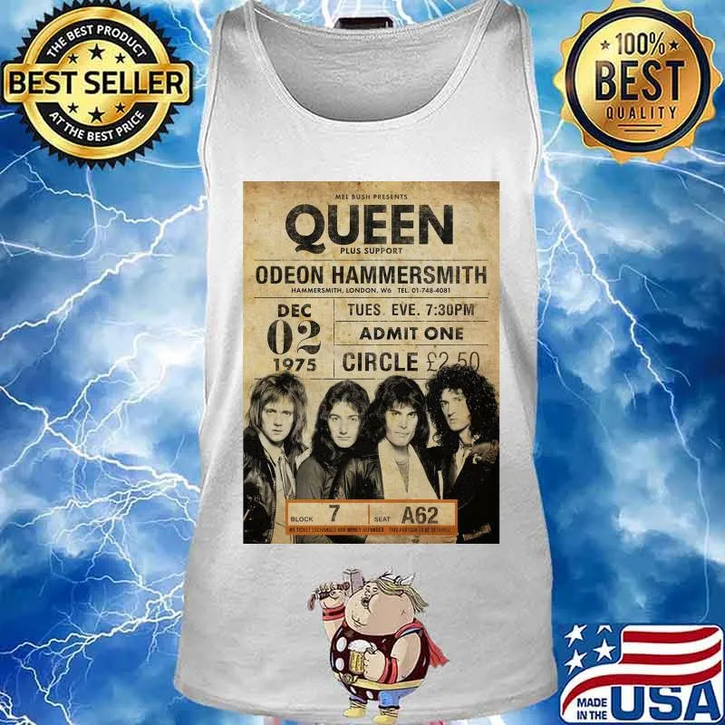 Mel bush presents queen plus support odeon hammersmith s Tank top