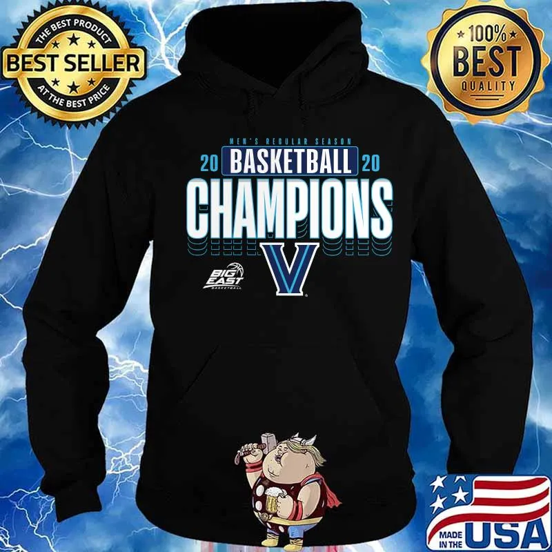 Men's regular season 2020 basketball champions villanova wildcats s Hoodie