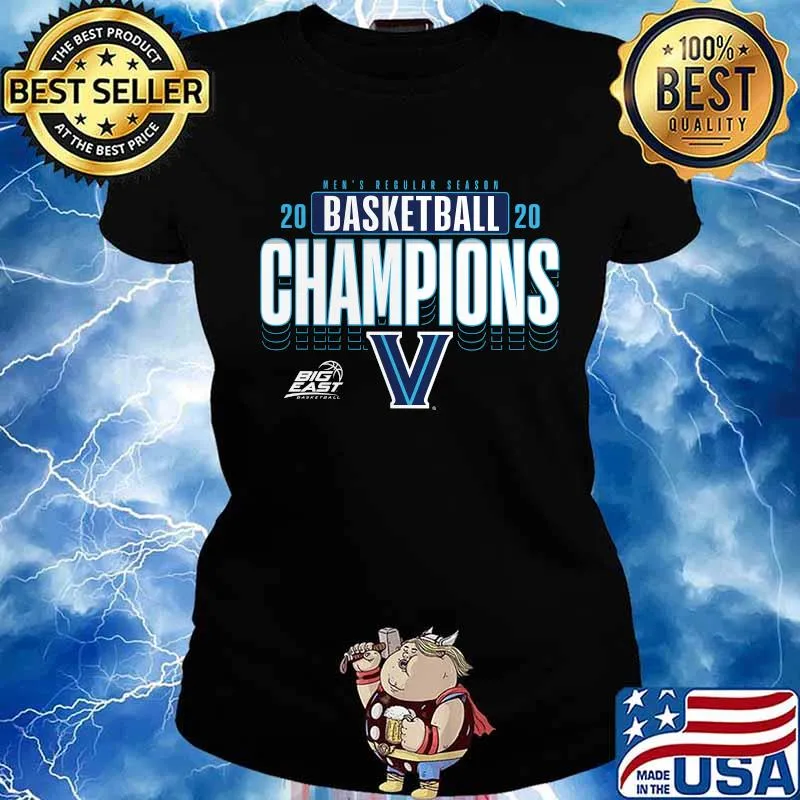 Men's regular season 2020 basketball champions villanova wildcats s Ladies tee