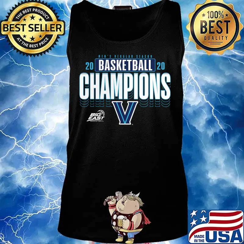 Men's regular season 2020 basketball champions villanova wildcats s Tank top