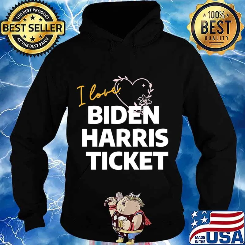 Mens Biden Harris Ticket - America Votes November 2020 Democratic T-Shirt Hoodie