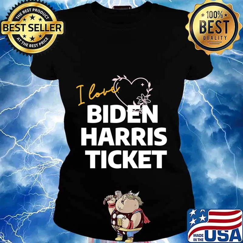 Mens Biden Harris Ticket - America Votes November 2020 Democratic T-Shirt Ladies tee