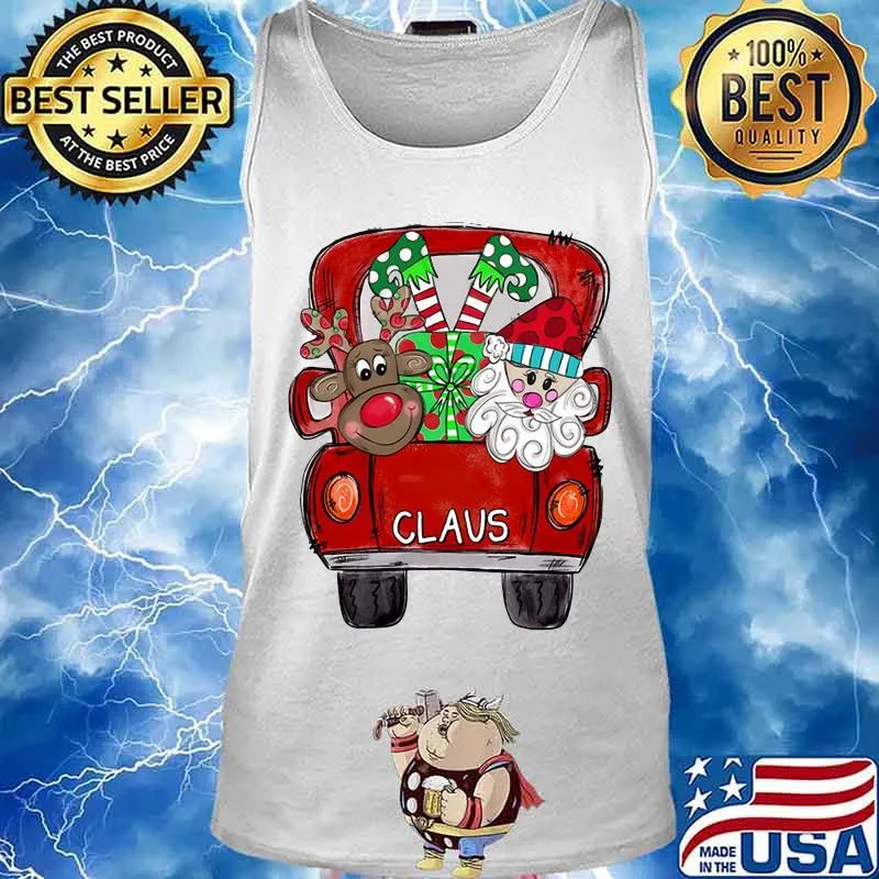 Merry christmas car santa claus s Tank top