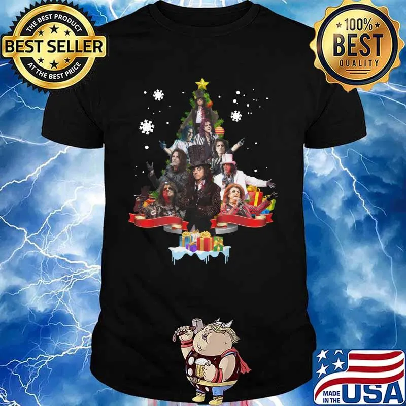Merry christmas tree alice cooper shirt