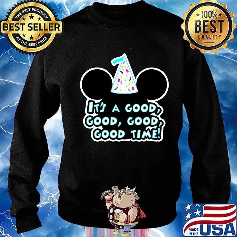 Mickey mouse birthday it's a good time s Sweater