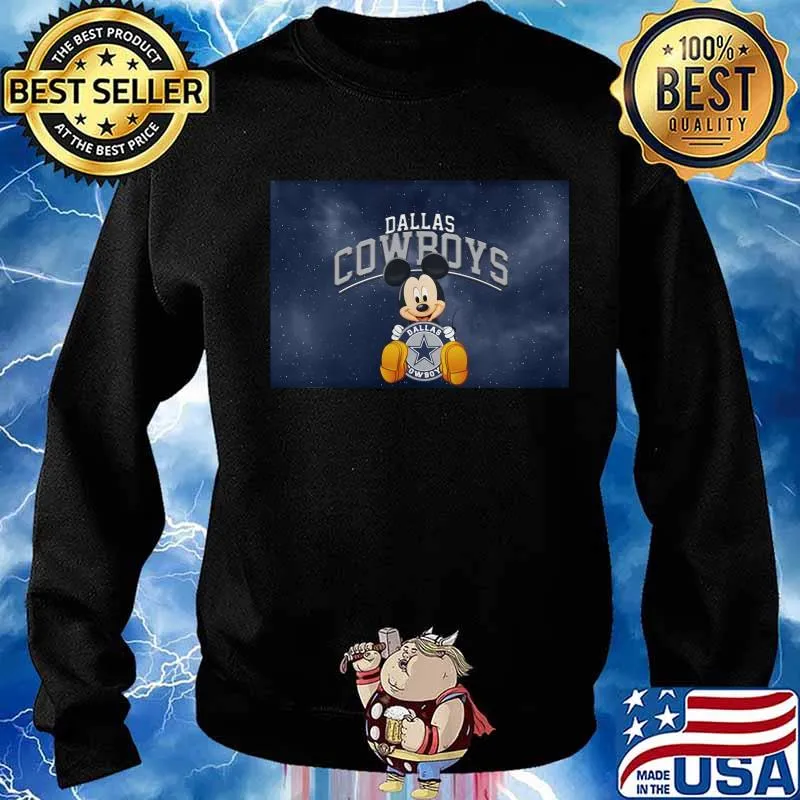 Mickey mouse hug dallas cowboys s Sweater