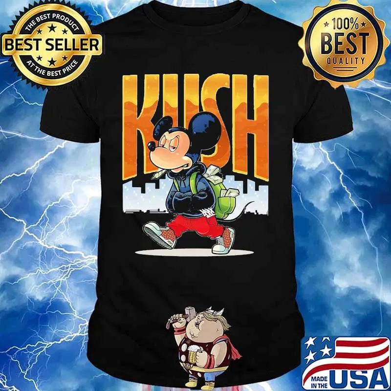 Mickey mouse kush band shirt