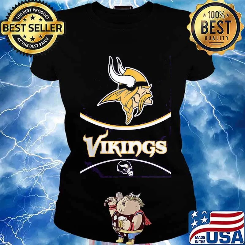Minnesota vikings football logo s Ladies tee
