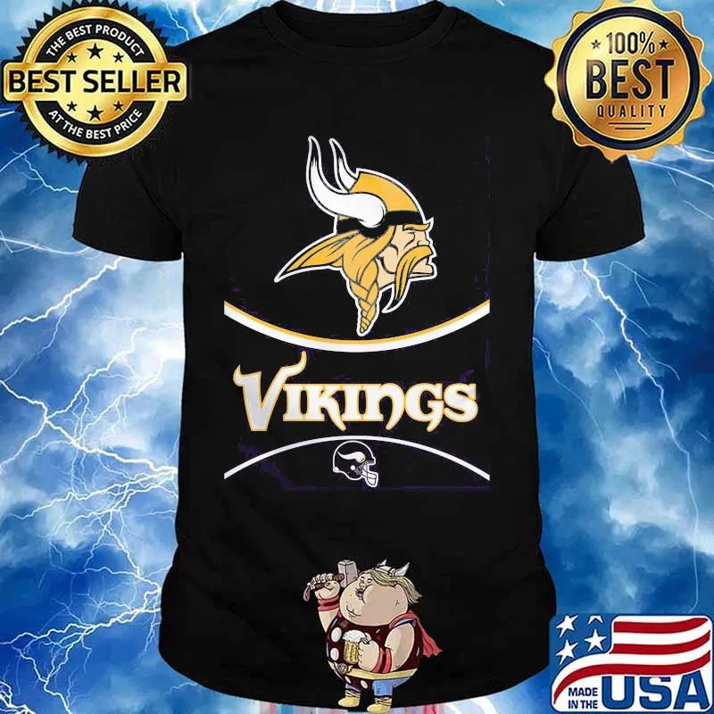 Minnesota vikings football logo shirt