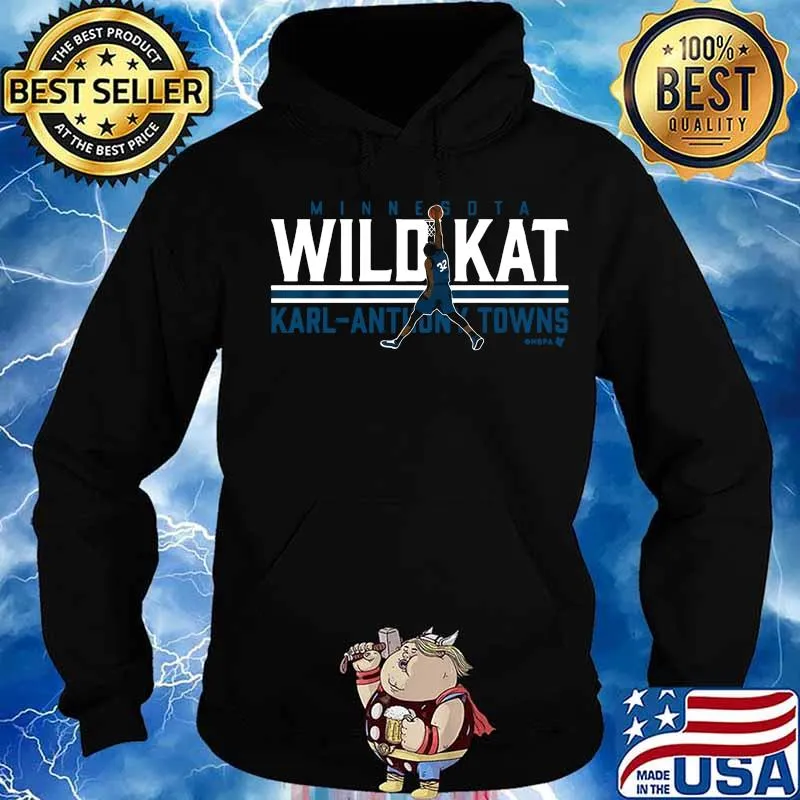 Minnesota wild kat karl anthony towns hbpa basketball s Hoodie