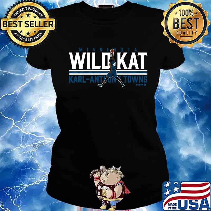 Minnesota wild kat karl anthony towns hbpa basketball s Ladies tee