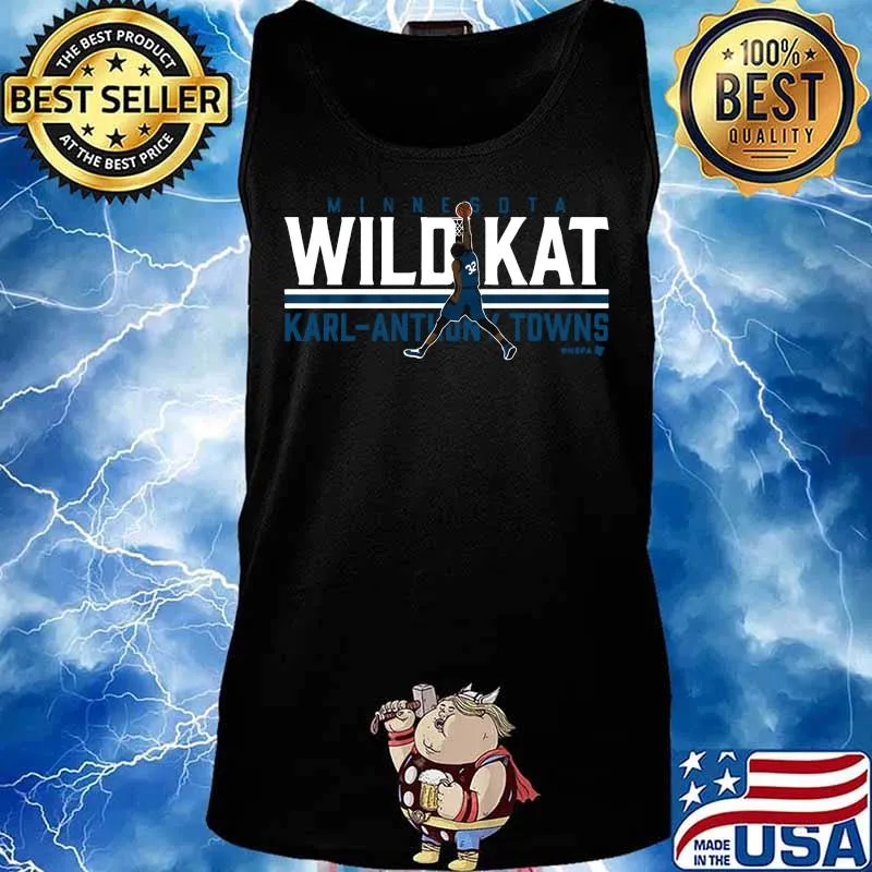 Minnesota wild kat karl anthony towns hbpa basketball s Tank top