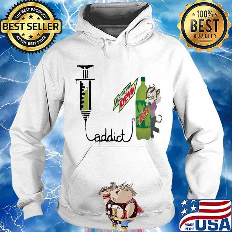 Mountain dew addict s Hoodie