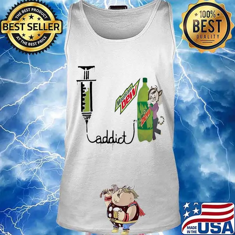 Mountain dew addict s Tank top