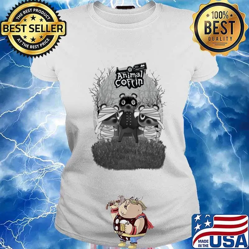 Mouse animal coffin happy halloween s Ladies tee