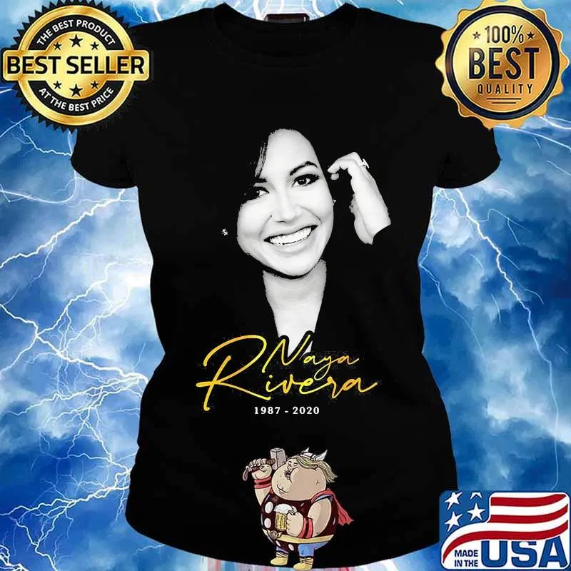 Naya rivera 1987 2020 signature s Ladies tee