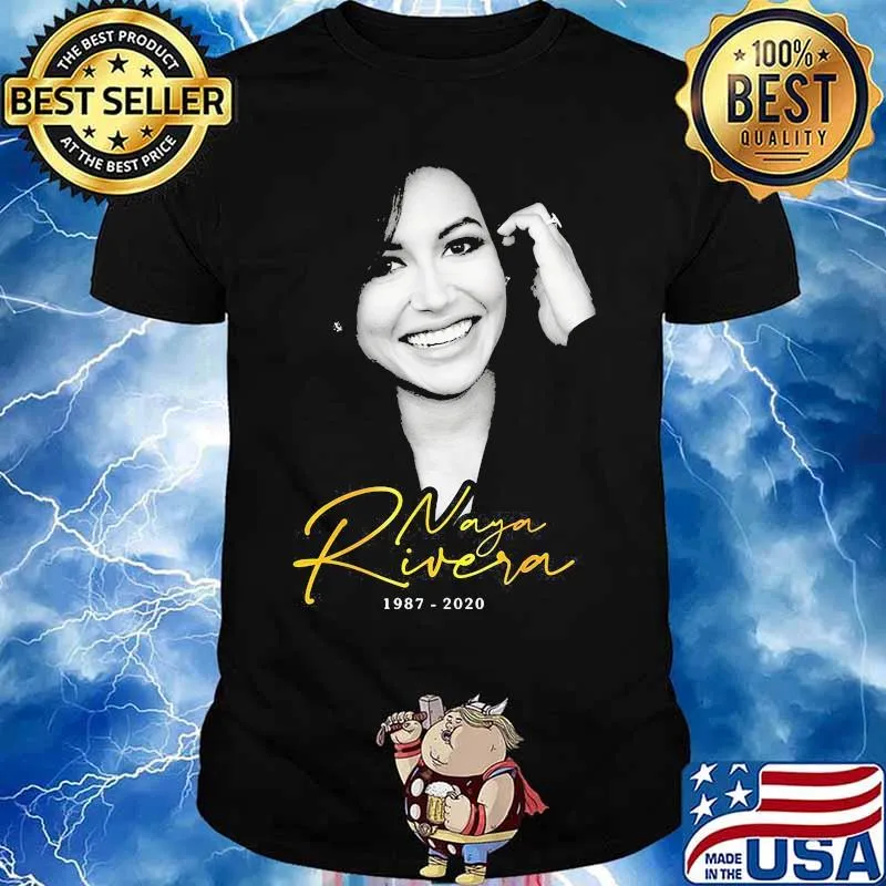 Naya rivera 1987 2020 signature shirt