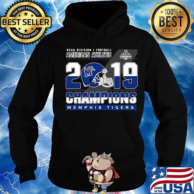Ncaa division football american athletic 2019 champions memphis tigers s Hoodie