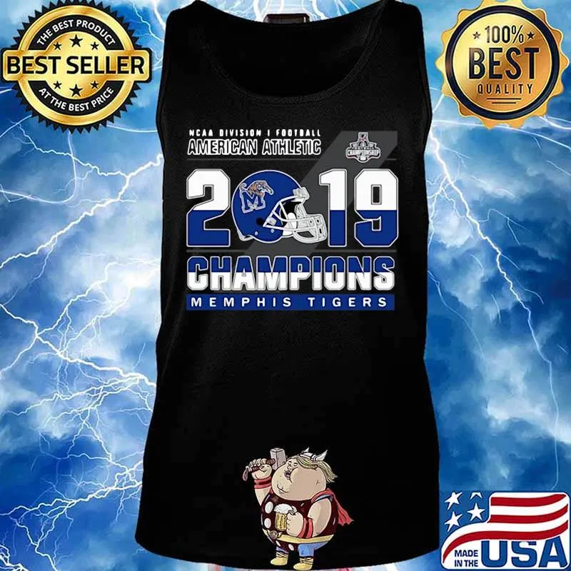 Ncaa division football american athletic 2019 champions memphis tigers s Tank top